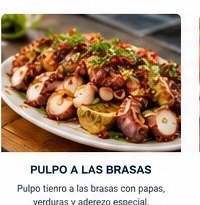 Pulpo a las brasas
